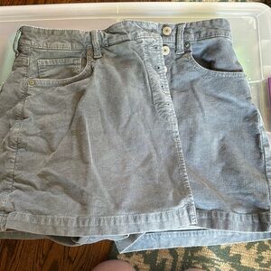 American eagle corduroy skort